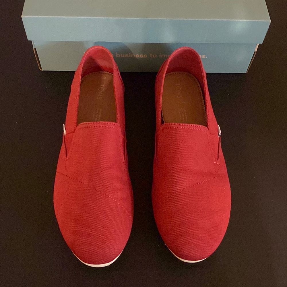 TOMS Red Oxford